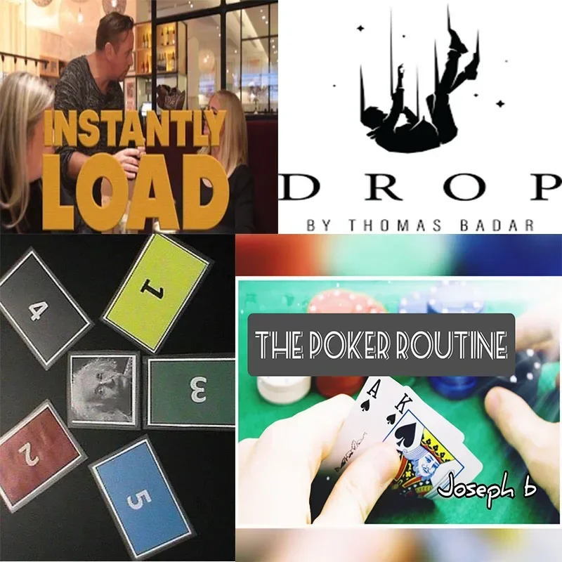 Gonuts by Matthew Wright,Drop by Thomas Badar,Einstein Knows - Maurice Jansen,Best Poker Routine by Joseph B - Magic Trick
