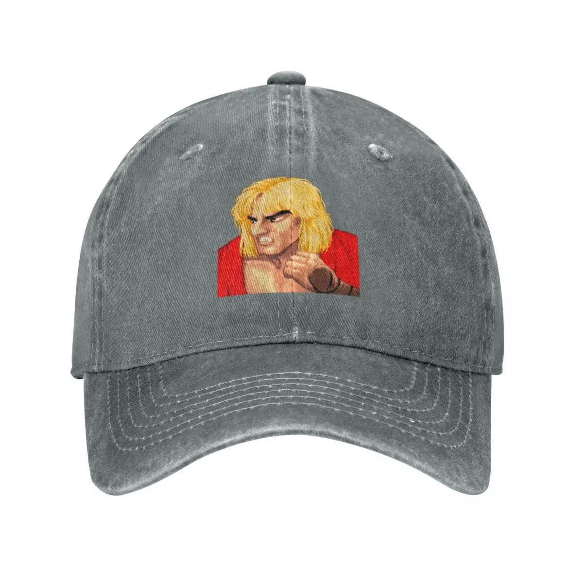 SF2 CHAMPION EDITION KEN FACE OFF 2P Gorra de béisbol Gorra de camionero Sombrero duro Sombrero de senderismo de playa Gorras para hombre y mujer