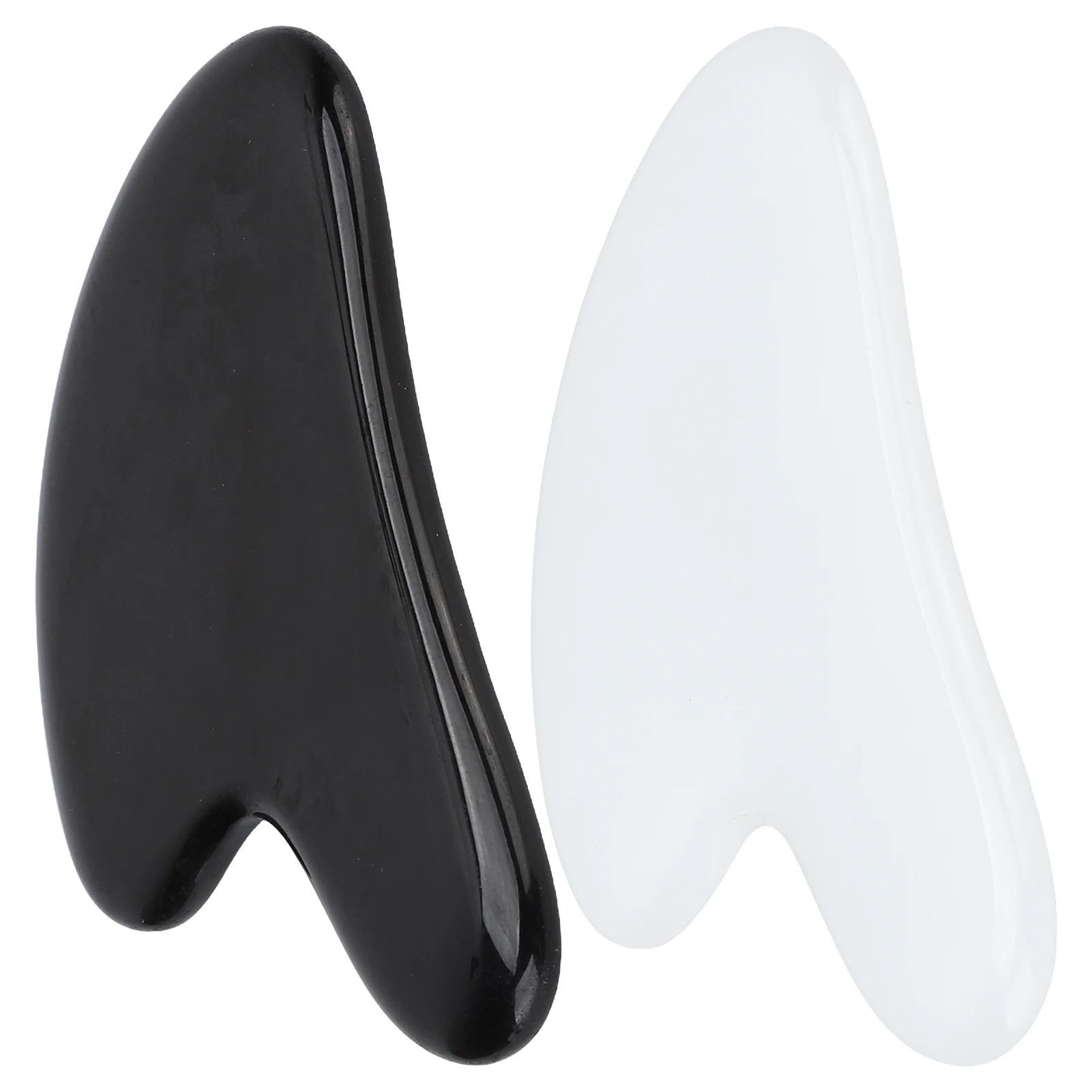 1pcs Heart Shape นวดสปาขี้ผึ้ง Gua Sha Scraping นวด Scraper เครื่องนวดหน้าฝังเข็ม Guasha BOARD นวดสําหรับใบหน้า