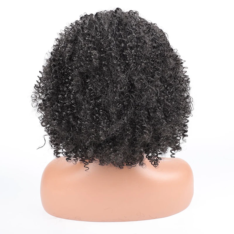 Synthetic Long Afro Kinky Curly Ponytail Natural Color Synthetic Drawstring Ponytail Hair Extension For Women Natural Look