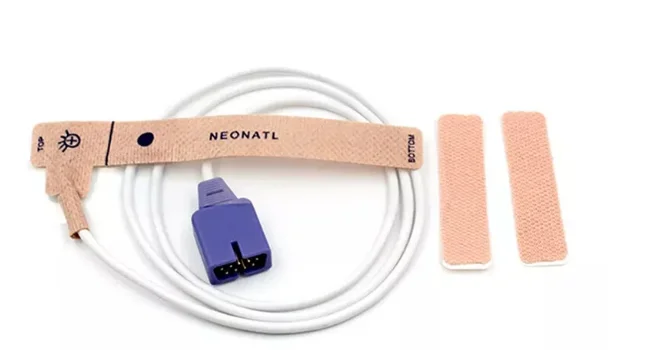 Compatible with Masims Adult Newborn Disposable Non-woven Oxygen Probe 150mm