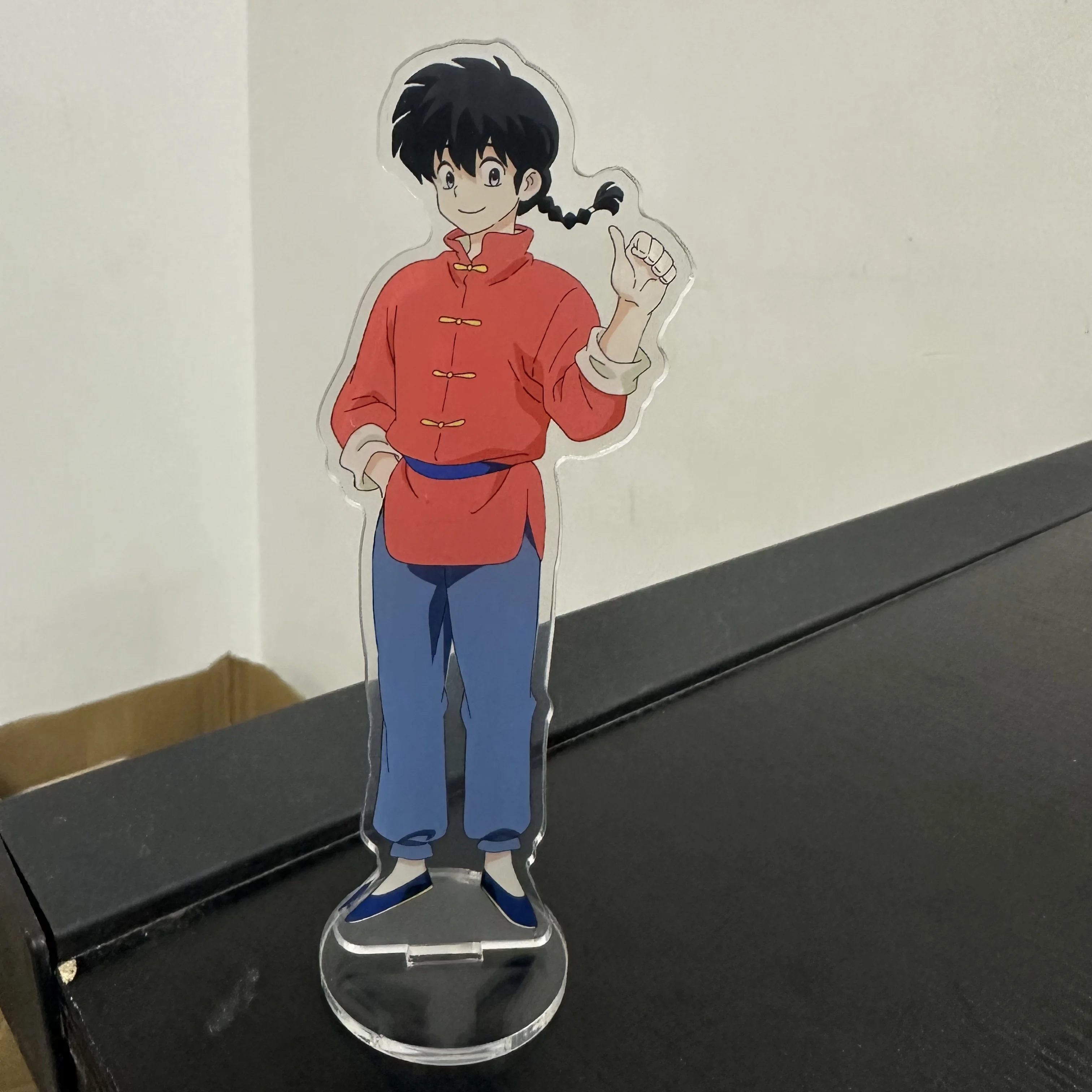 Japan Anime Ranma Nibun no Ichi Figures Ranma Tendou Akane Cosplay Acrylic Stand Model Plate Desk Decor Standing Sign Prop