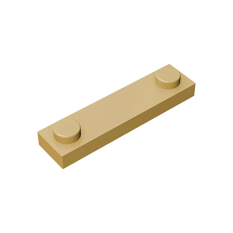 10개입 부품 플레이트 92593 개조형 1x4 스터드 2개 플레이트 41740 보드 빌딩 블록 100% 호환 파티클 DIY 브릭 장난감