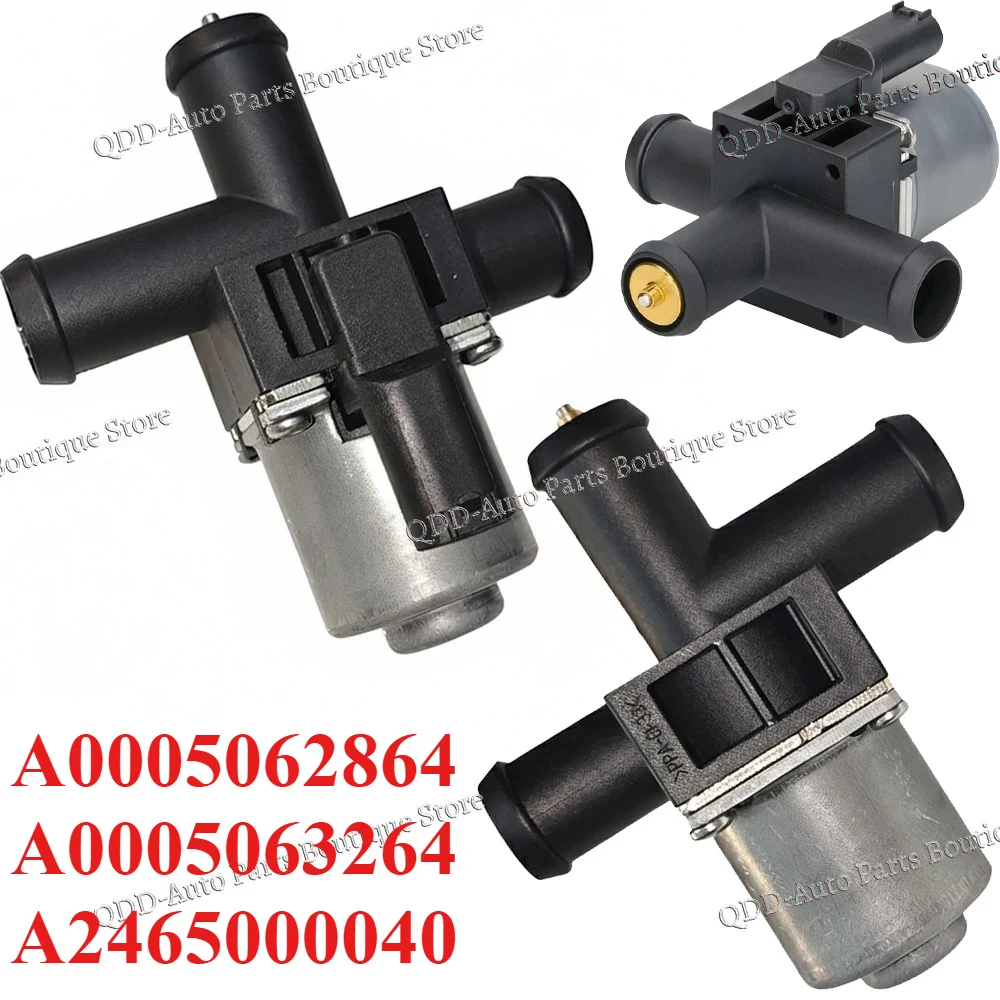 HVAC A0005063264 A0005062864 Car Coolant Heater Control Solenoid Water Valve For Mercedes Benz W176 W177 V177 X290 1147412282