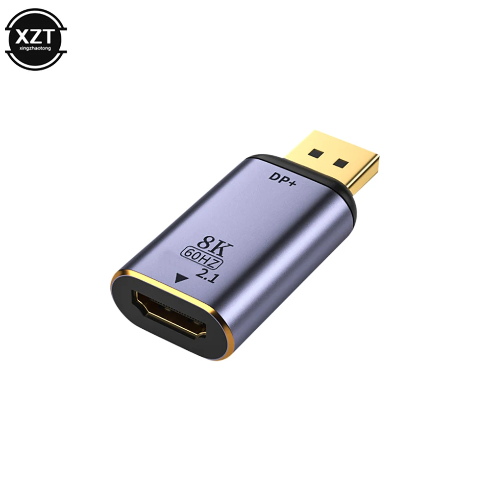 Type C/DP+/mDP+ to HDMI-compatible 2.1 Adapter Plug HDMI-compatible 2.1 to USB-C Projection MINI 8K 60Hz USB C Male to Female