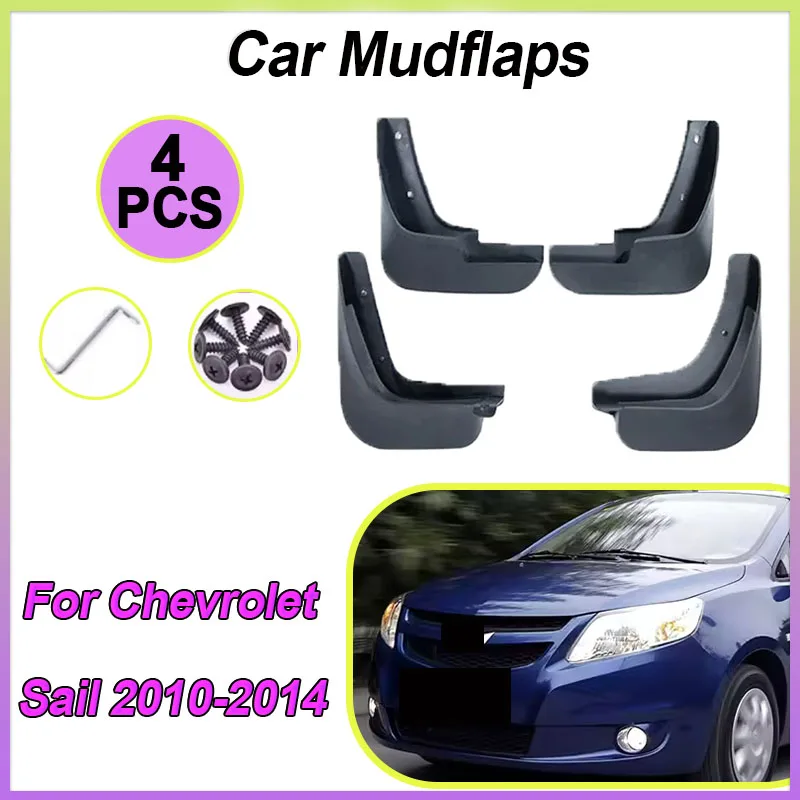 

For Chevrolet Sail 2010 2011 2012 2023 2014 Car Fender Mudguards Splash Guard Rear Wheel Protecti Cover Auto Exterior Accessorie