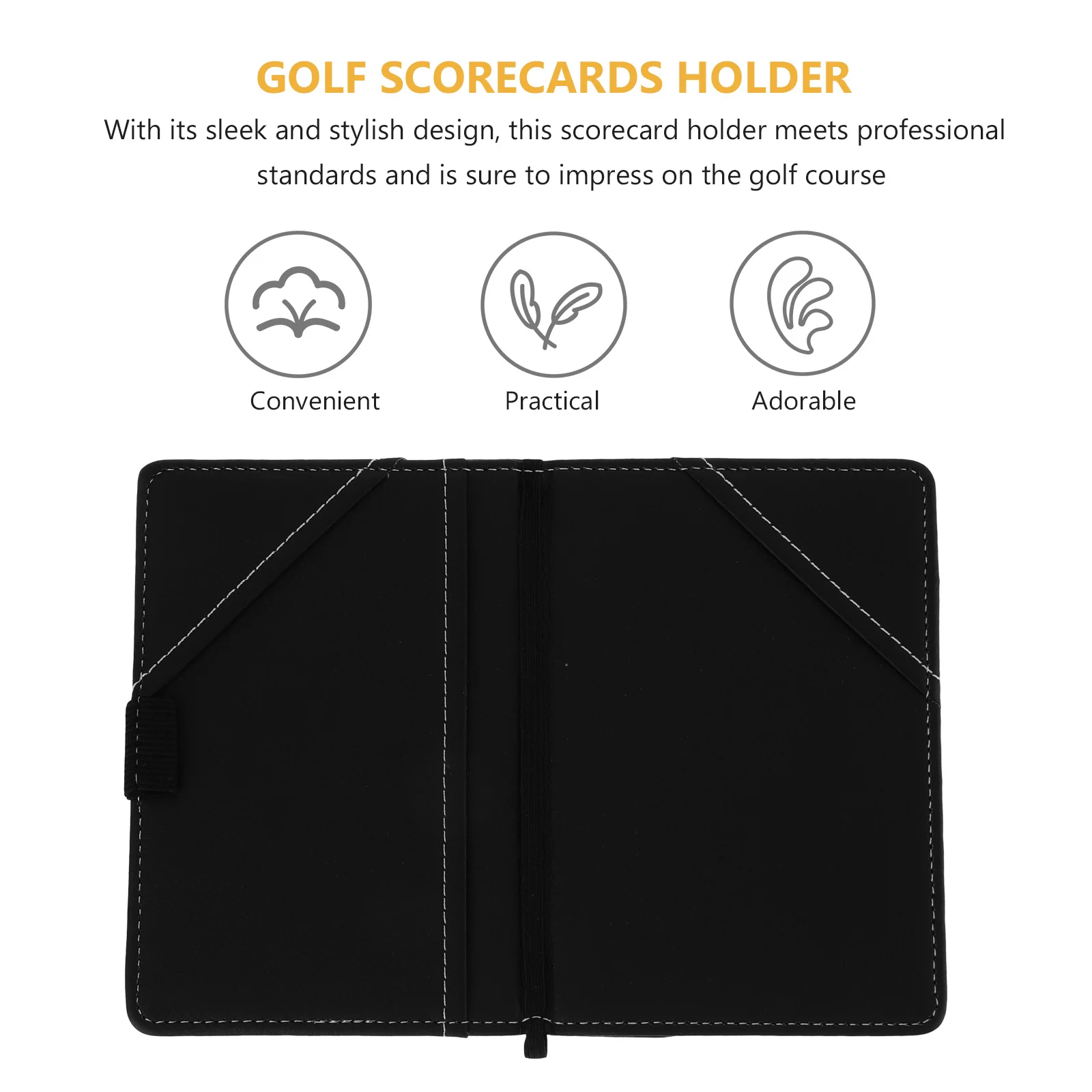 

Premium Golf Scorecards Holder Stylish Scorebook Protector for Outdoor Golf Games Long-Lasting Score Keeping Notepad Cover