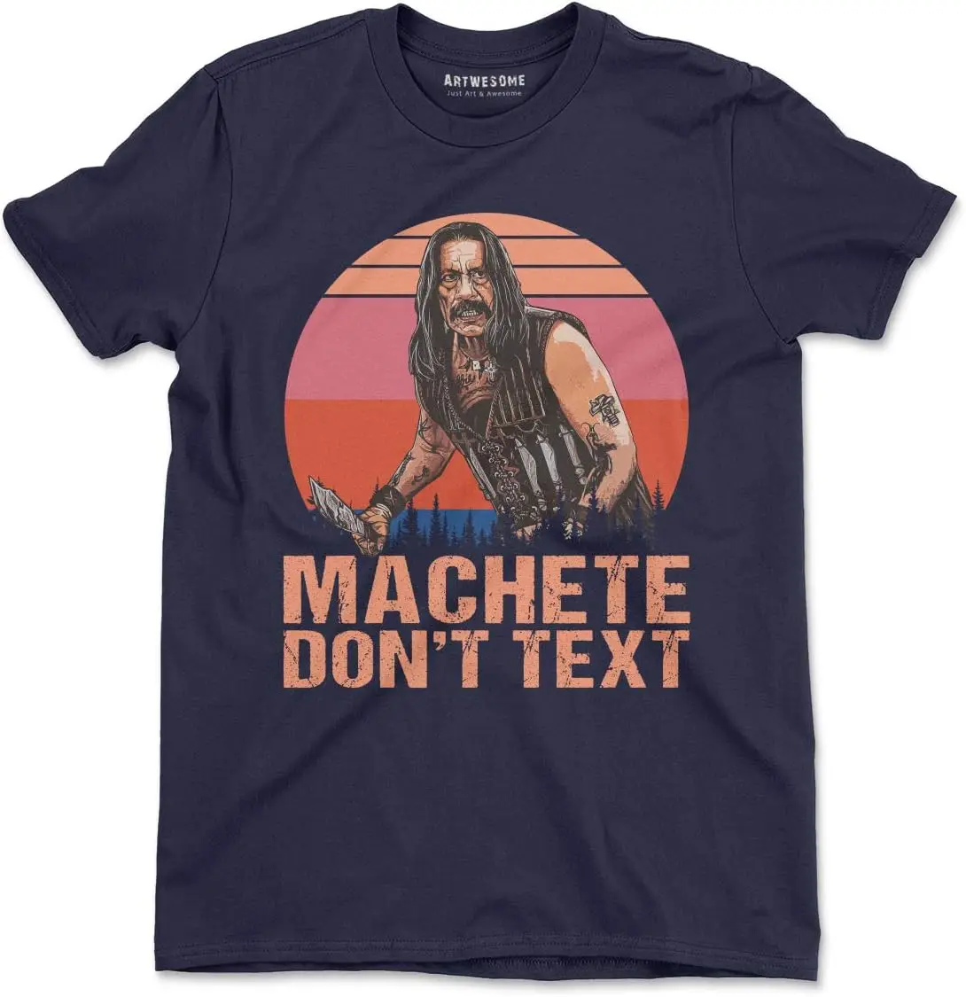 Machete Don't Text Vintage Sunset T-Shirt