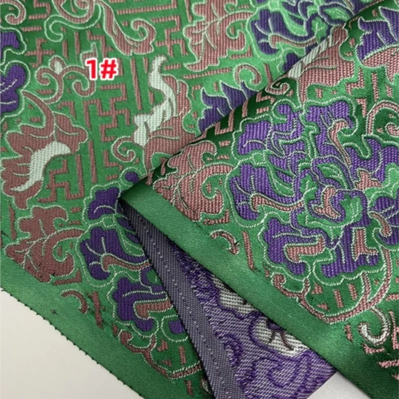 Imitação Canção Dynasty Brocade entrelaçados Jacquard Top e Brasão Vest, Guo Feng Vestuário, Tecido Jacquard, Cheongsam, Primavera e Outono, Nova Saia