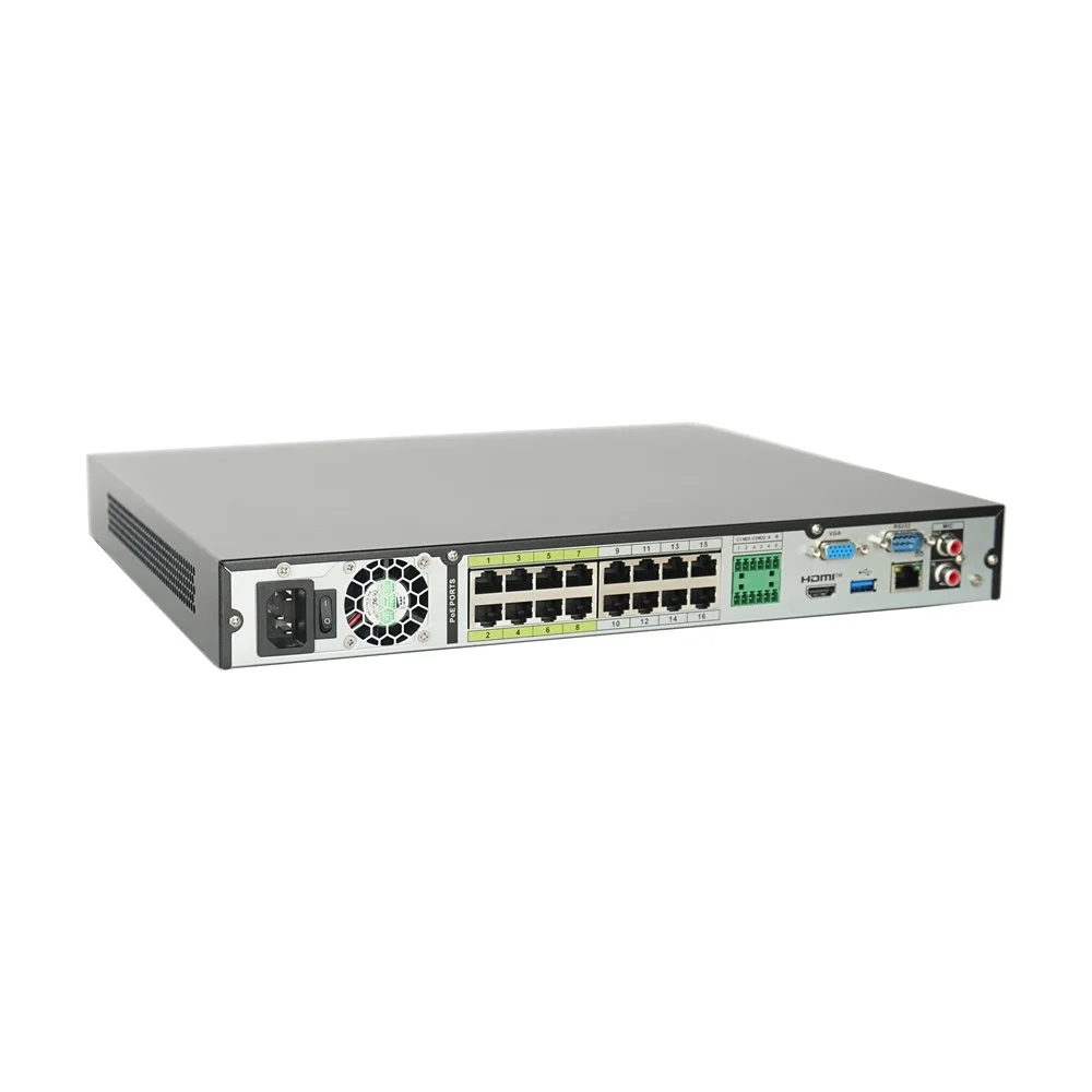 Imagem -05 - Dahua-wizsense Network Video Recorder Suporte 4k H.265 16poe Port Nvr521616p-ei 16poe 1u 2hdds