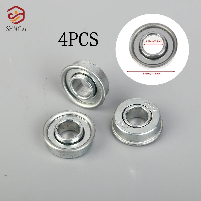 4 Stück Metall Radlager Rasenmäher 12,7mm x 28,6mm Traktor Rasen Traktor Räder Kugellager Radlager