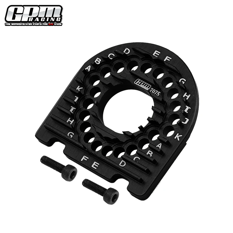 GPM 1/10 4-TEC 3.0 Corvette Stingary-93054-4 TRAXXAS Alu7075 Motormontageplaat en koellichaamvinnen