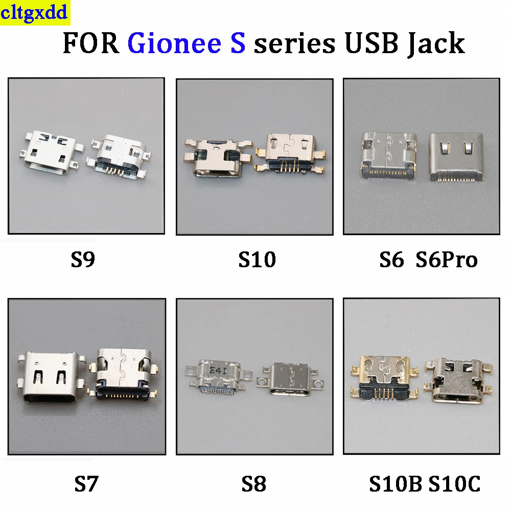 cltgxdd 5piece is suitable FOR Gionee S6 S7 S8 S9 S10 S10B S10C S6pro S series Micro USB charger charging interface socket