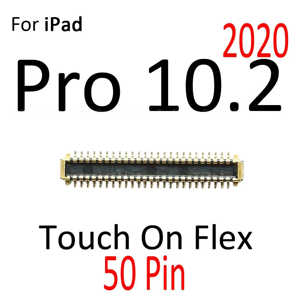 For iPad 7 8 9 Pro 10.2 2019 2020 2021 LCD Display Touch Screen Digitizer FPC Connector On Motherboard Flex Cable