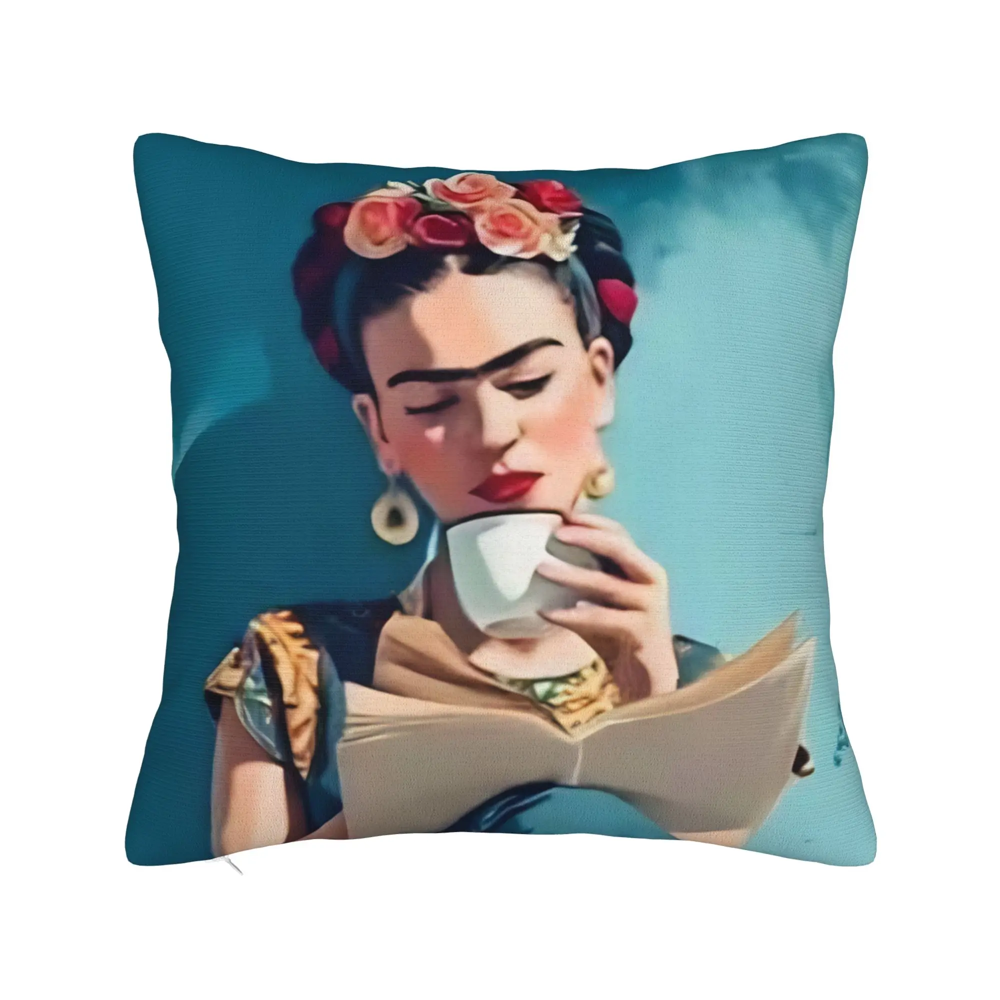 Pillow Cover F-Fridas K-Kahlooo  Funny Pillow Case For Sofa Home Decor Pillowcases