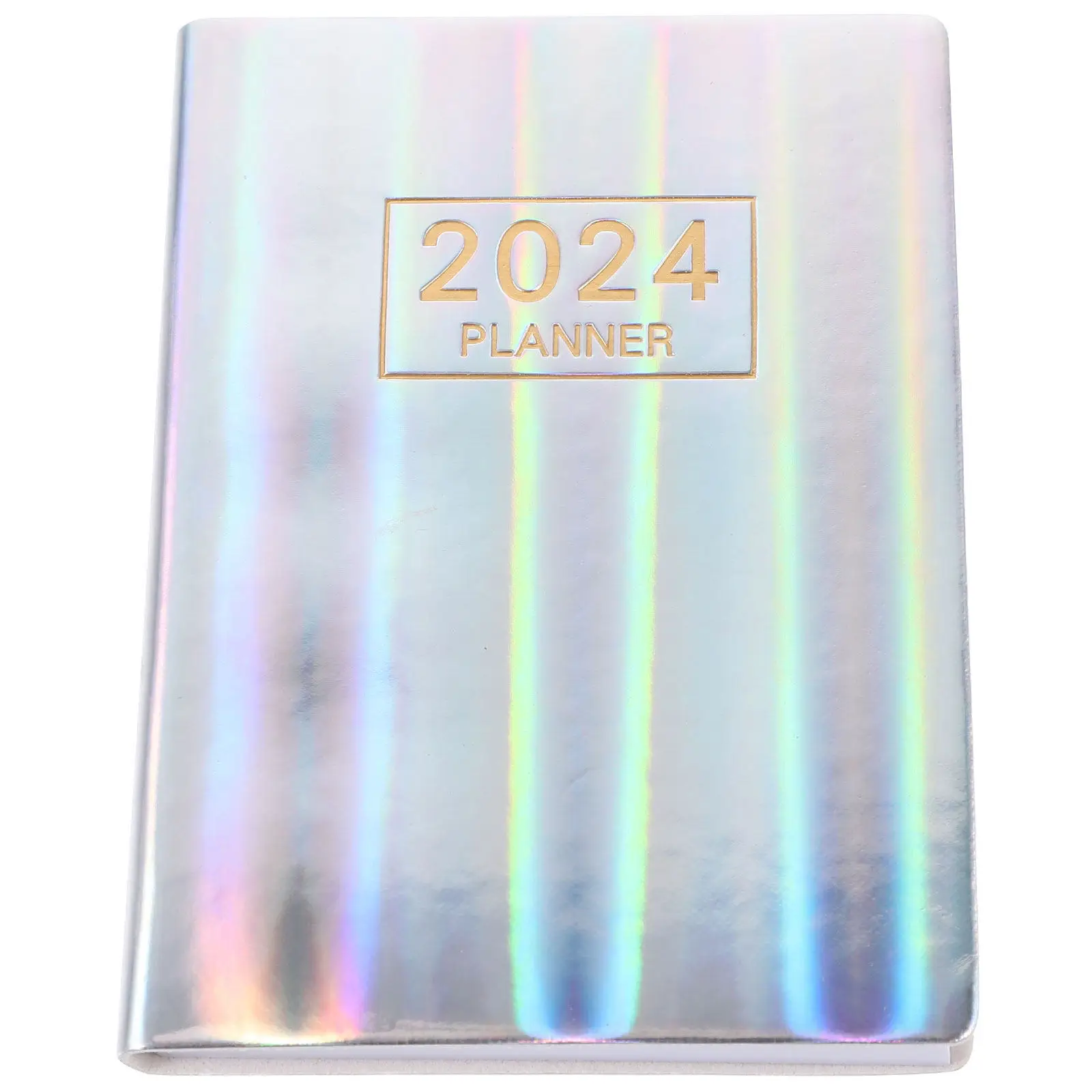 Portable Mini Pocket Planner Notebook Imitation Cover Smooth Writing Daily Organizer Academic Office School Planner 2024