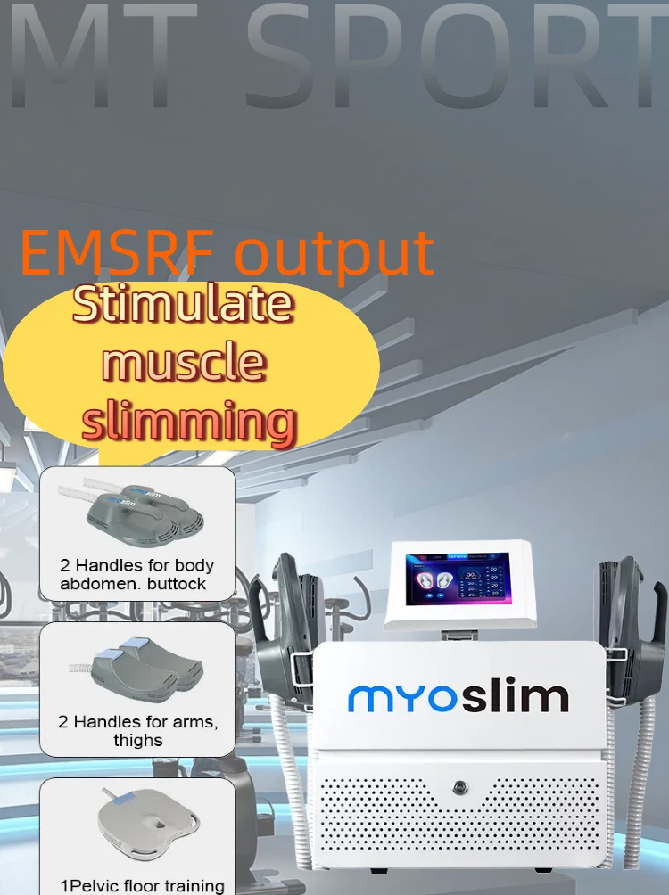 

MyoSlim6500W RF Body Shaping Machine: Fat Burning for Hip Weight Loss & Slimming, Abdominal Muscle Stimulation, and Muscle Shapi