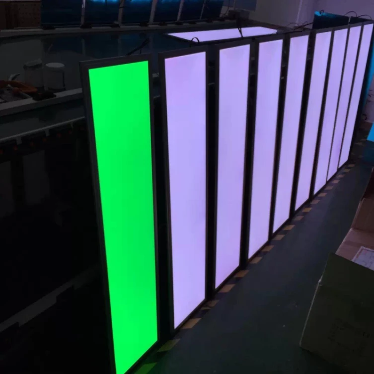 

RGBW LED Ceiling Light 60x60cm RF Remote Controller Atmosphere Decoration Theater Canopy Install Ceiling Lamp 120*30cm