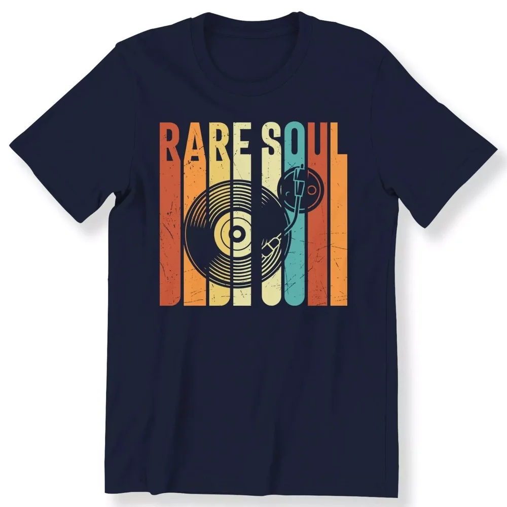 Retro Vinyl 80s 90s Shirt Rare Soul Music Vinyl Graphic Men's T-shirt