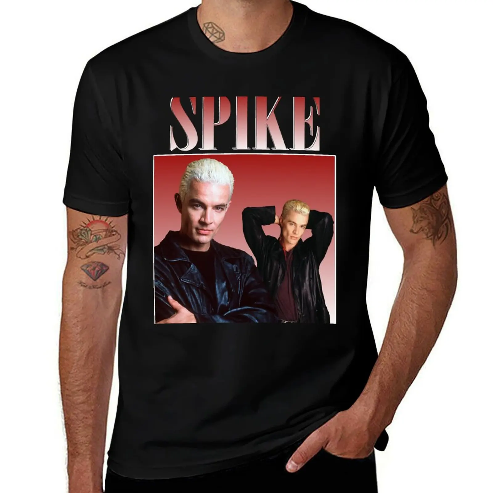 Spike Retro DesignThrowback T-Shirt Comfortable Daily Wear Tee
