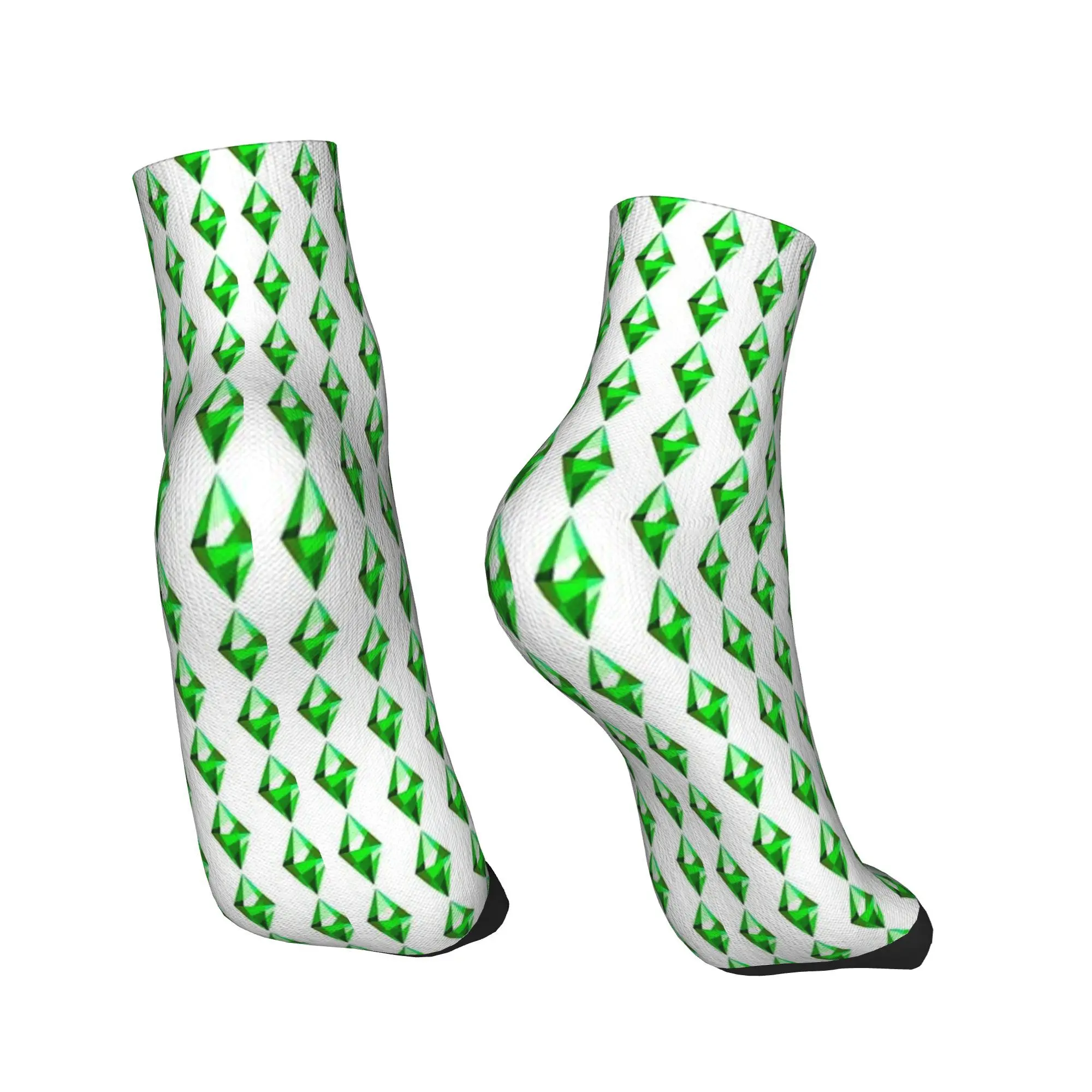 جميع المواسم The Sims 4 Plumbob الجوارب Harajuku سوبر لينة الرياضة الأوسط جوارب أنبوبية لينة جوارب غير رسمية للرجال النساء عيد الميلاد