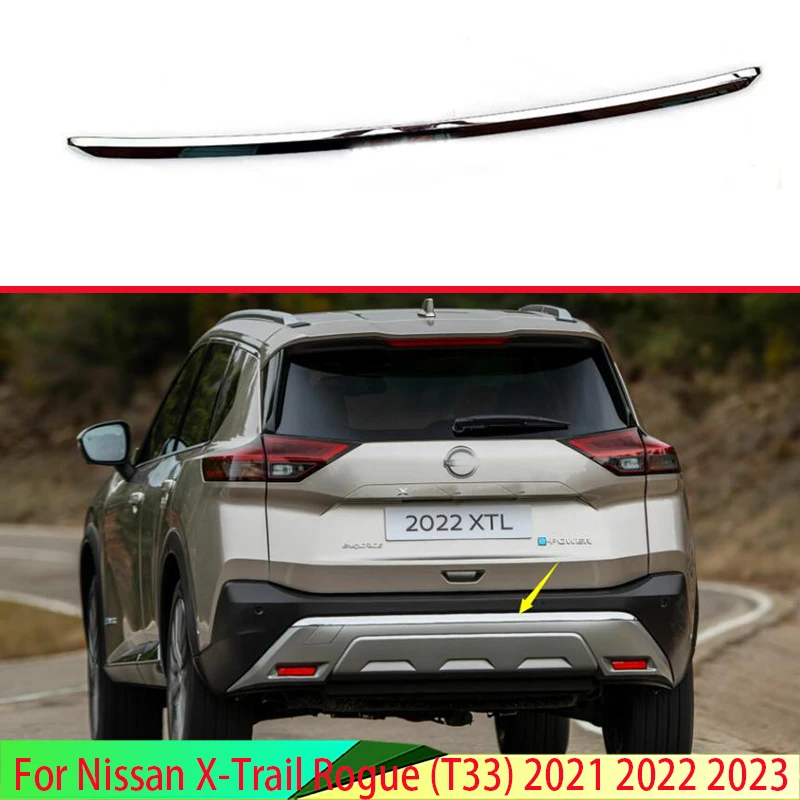 For Nissan X-Trail Rogue (T33) 2021 2022 ABS Chrome Rear Bumper Skid Protector Guard Plate Accessories – Ocena i Rekomendacja