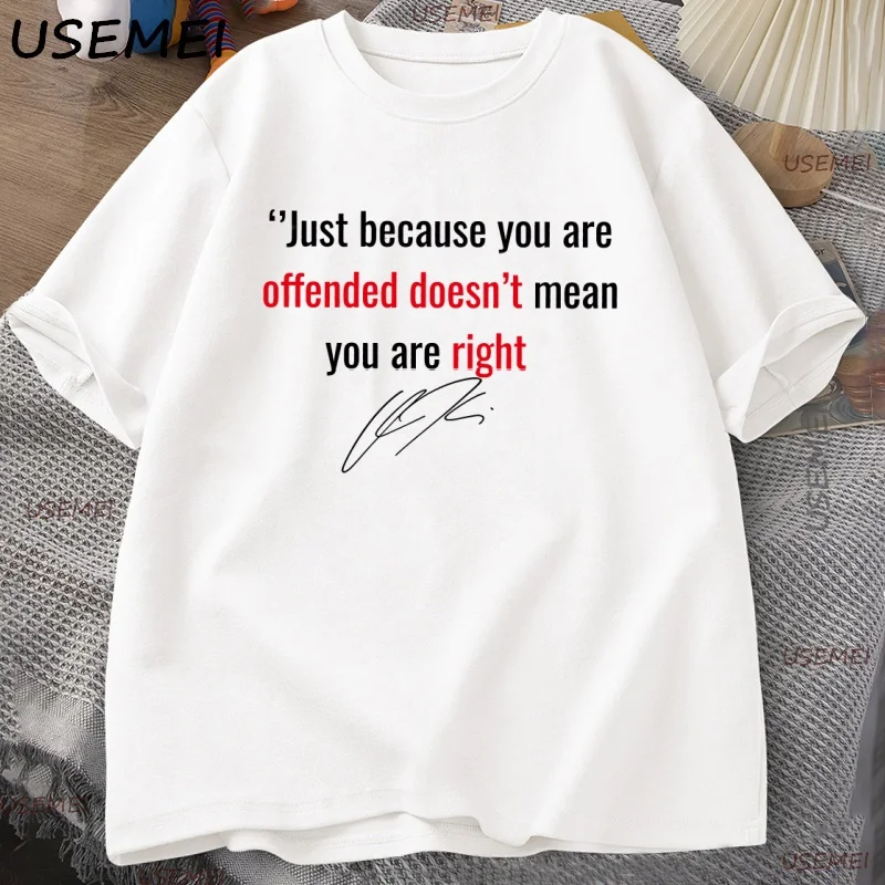 

Charlie Kirk T-Shirt Men Women Christian T Shirt Human Rights Harajuku Aesthetic Letter Print T-Shirts Casual Cool Clothing