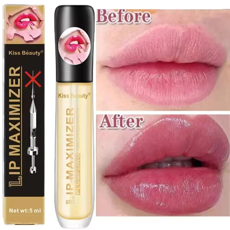 

Lip Plump Serum Oil Elasticity Moisturizing Lip Essence Long Lasting Sexy Lip Oil Gloss Reduce Fine Lines Remove Dead Skin Care