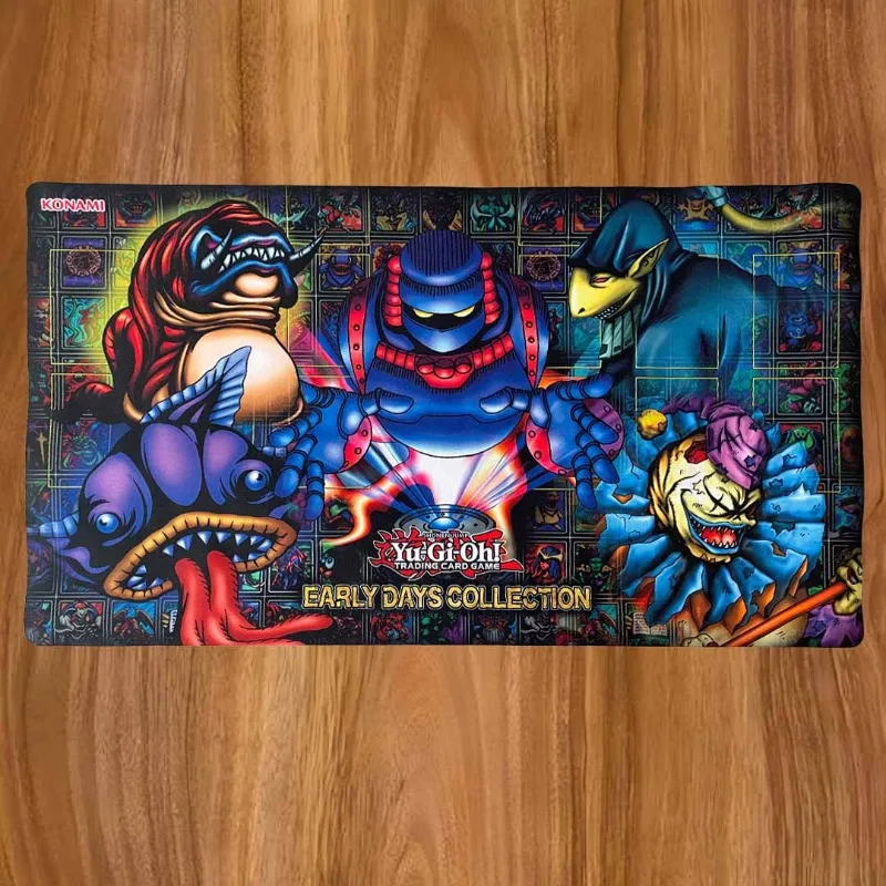 

600x350mm Yu-Gi-Oh! Disk Magician Single Duel Disk Card Mat 1.5mm NoSeamEdge Trading Card Playmat Rubber Board Game Mouse Pad