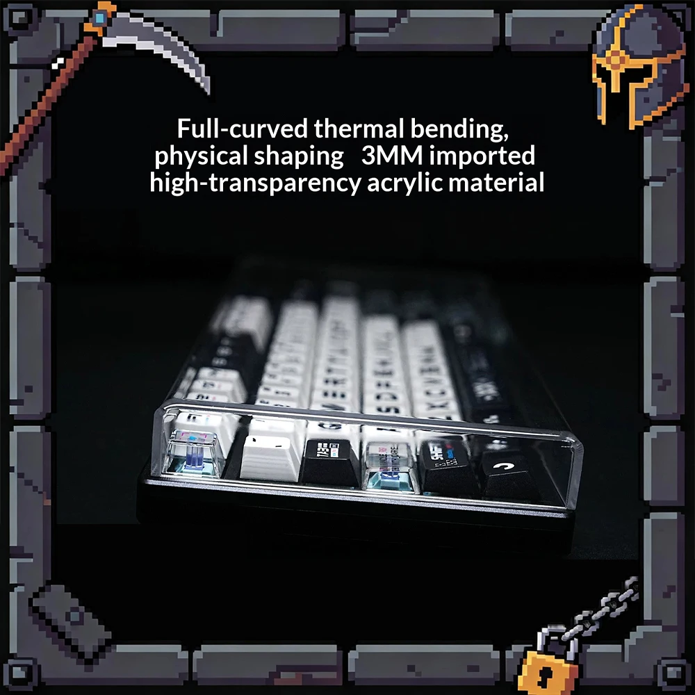 TitanNation Nightmare Special Purpose Dust Cover Full-Surface Hot Bending Real Machine Mold Opening Keyboard Air Cover For Gifts