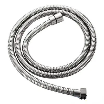 Silver Flexible Hose 1/2" Stainless Steel Plumbing Explosion-proof Shower Tube Bathroom Faucet Black Shower Hose 150cm 200cm Pi