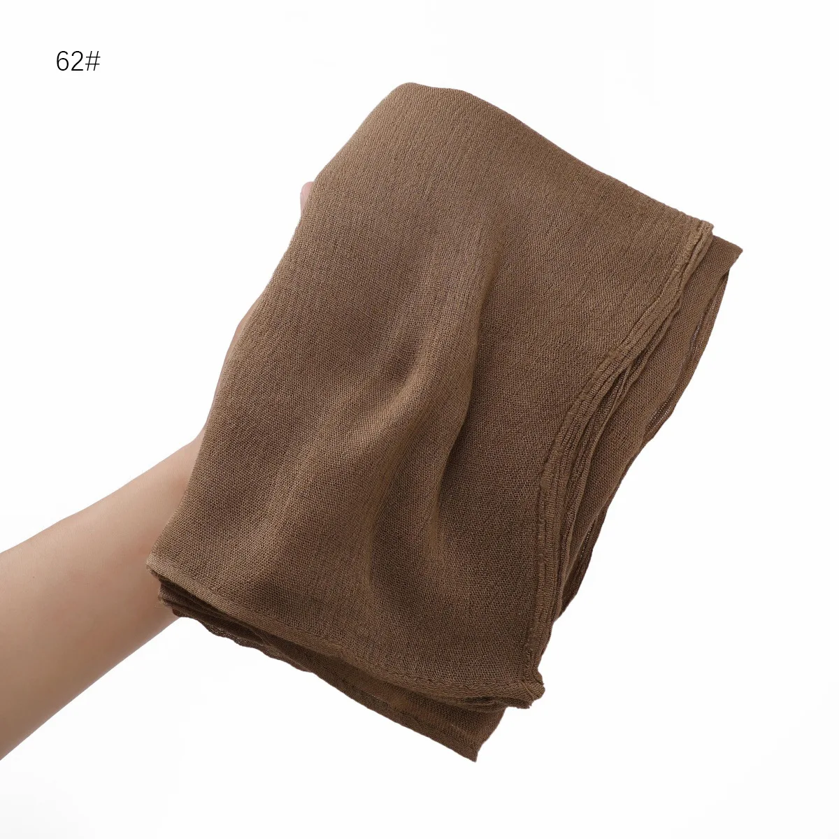 Frauen große Größe einfache feste Baumwolle Rayon Falte Hijab Schal Dame hochwertige Wickel und Schals Musulman Stirnband islamischen Turban