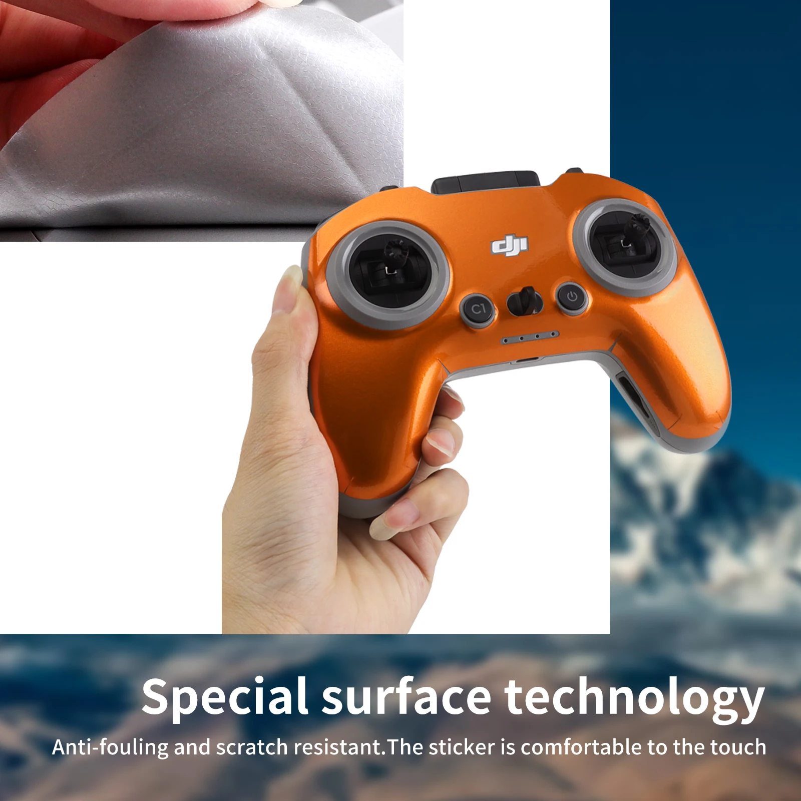 StartFly  DJI FPV Drone Casing Protective Luxury Fluorescent Sticker Skin Cover Waterproof Sticker （Full set） Spare For DJI FPV