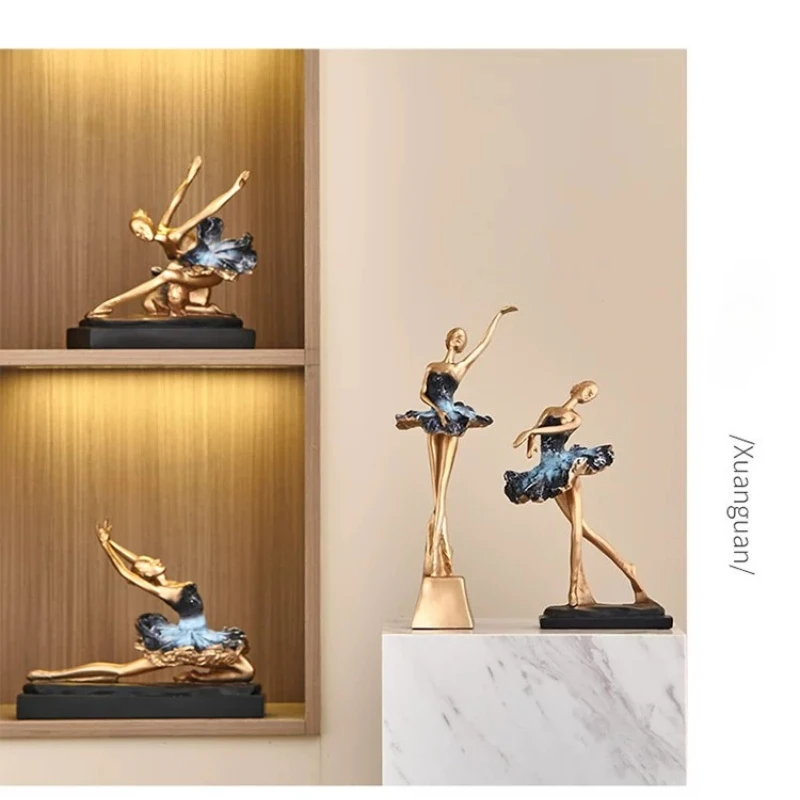Vintage Ballet Dancer Figurine - Mid Century Modern Art Sculpture,Abstract Ballerina Statue for Shelf Desk,Unique Gift for Women