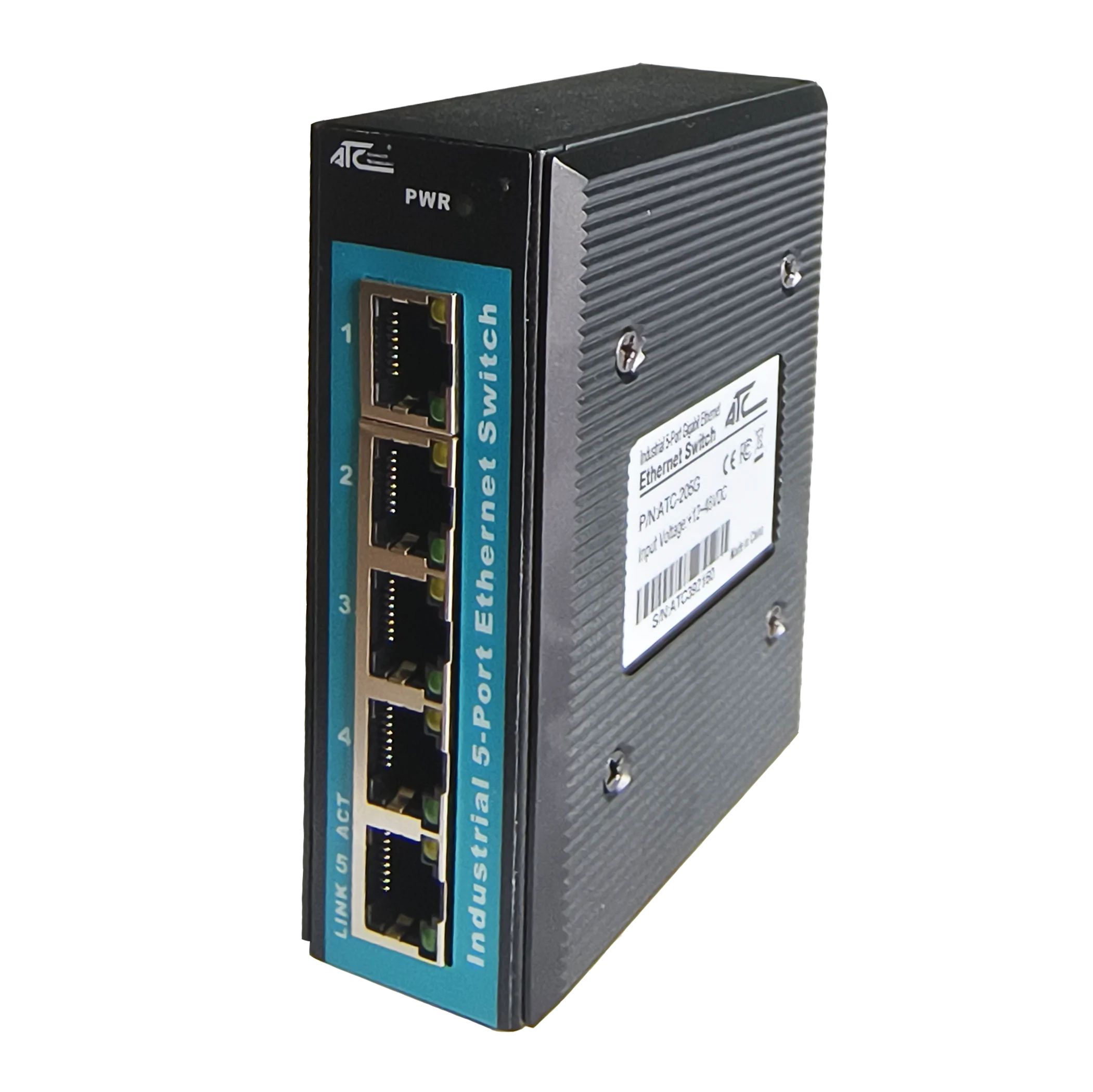 สวิตช์ Gigabit Ethernet อุตสาหกรรมพร้อม 5 พอร์ต (ATC-205G)