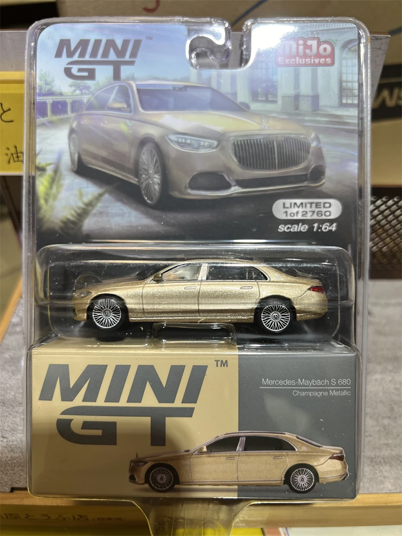 

Модель автомобиля Maybach S 1/64 из литого литья под давлением TSM MINIGT 604 #680, коллекция моделей автомобилей, подарки