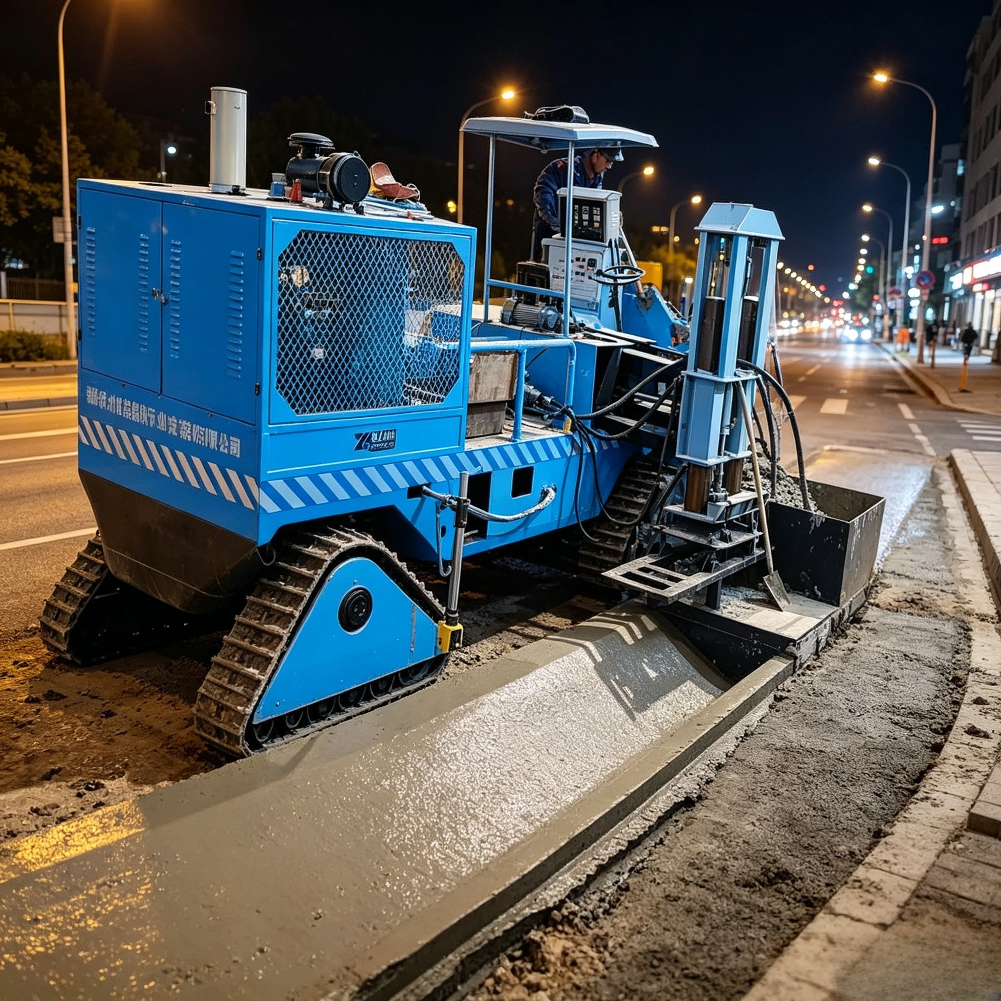 Heavy Equipment Landscaping - Heavy Duty Automatic Concrete Curb Slipform