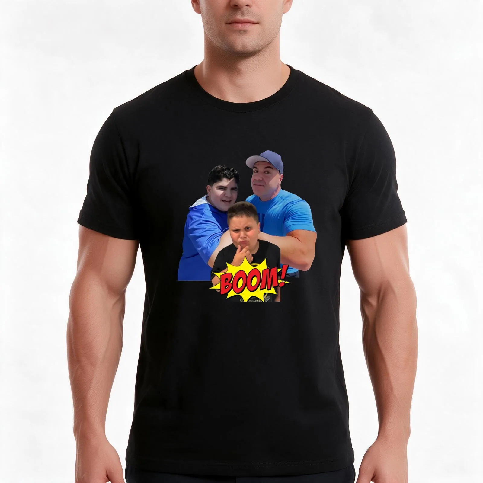 The Rizzler We Bring The Boom Meme T-Shirt, Summer Casual Cotton Tee, Oversized Streetwear Tops, Vintage Graphic Print
