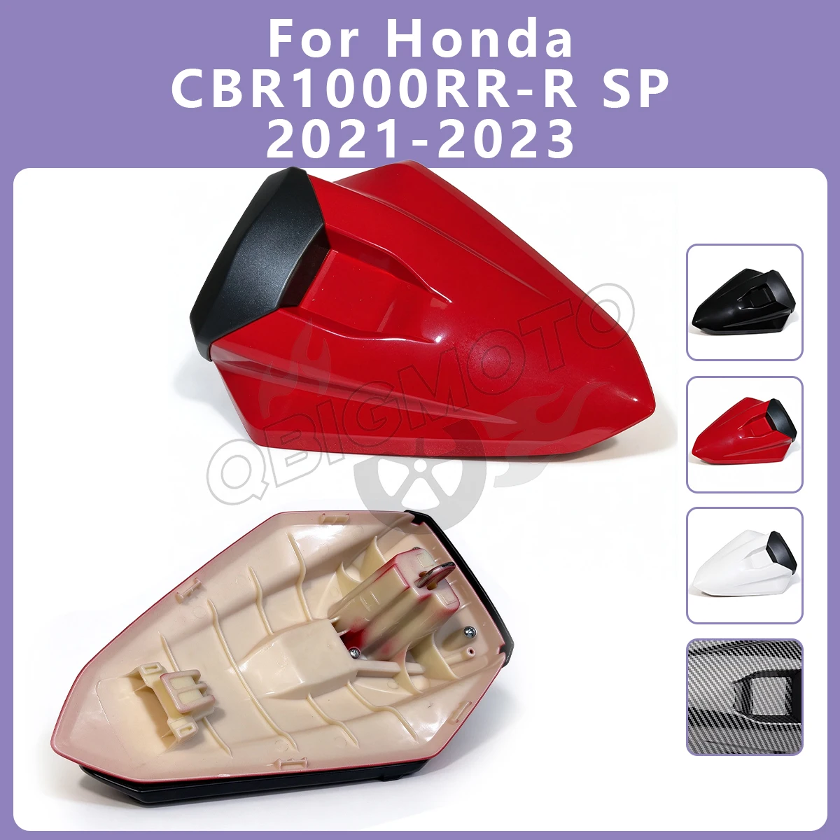 CBR1000RR-R SP 2023-2021 Motorcycle Rear Passenger Pillion Seat Cover Cowl Passenger Hump Tail Fairing For Honda CBR 1000 RR