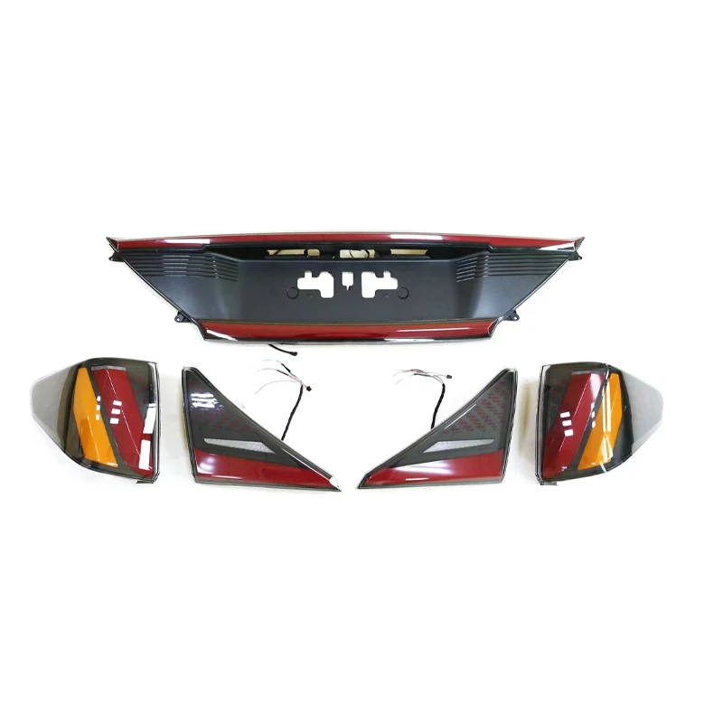 

For 11-14 New Alpha/Wilfa Haoying Star Taillight Modification 12V Tail Lights Clear/Red Lens Color ABS Material Used Condition
