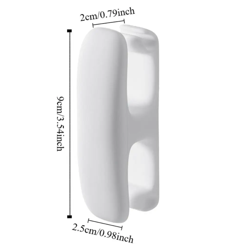 Organisateur de fil de cordon en Silicone pratique, 2 pièces, support de Placement, crochets de cordon auto-adhésifs, Clips, support d'appareil pour la maison