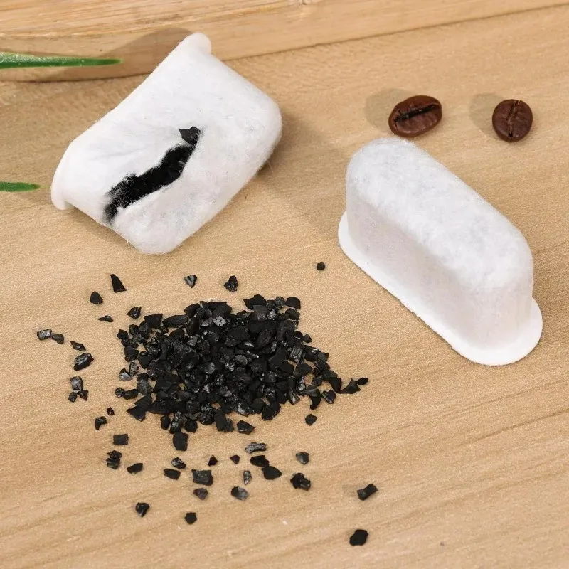 Activated Carbon Coffee Machine Water Filter Cartridge Replacement Removes Chlorine Heavy Metals Odor Improves Coffee Taste Safe