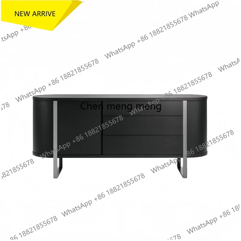 M178 Italian minimalist style dining side cabinet, living room storage locker, design sense of entrance cabinet