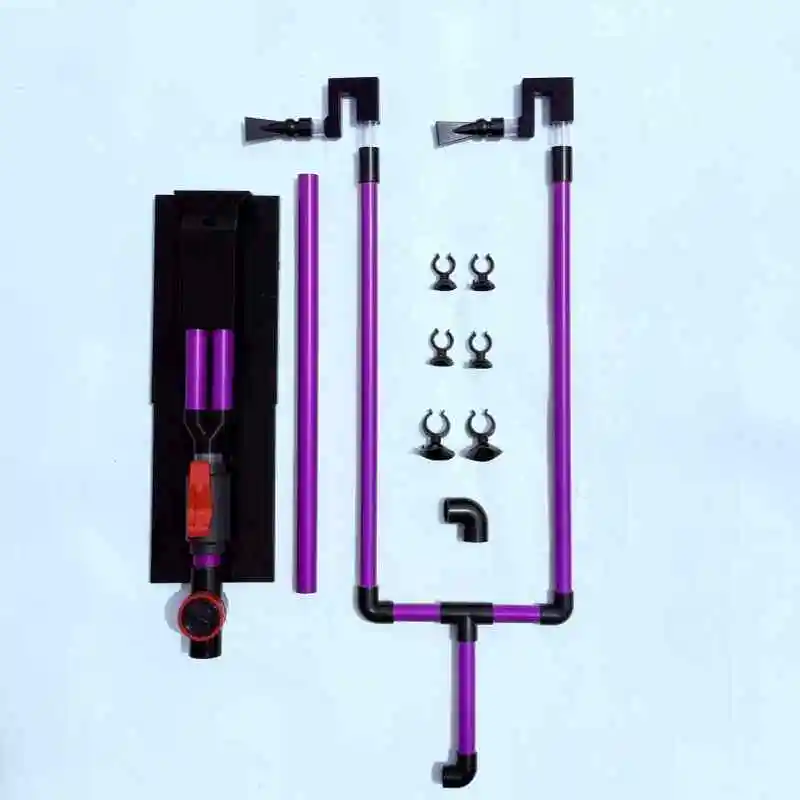 Siphon Aquarium Filter Double Bag Prevent Overflow Fish Tank Filters Aquariums Hang on Bottom Cleaner Fishbowl Filtration System view 6