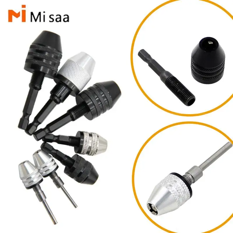 

Keyless Screwdriver Impact Driver Adaptor Mini Chuck Fixture Hex Shank Drill Bits Adapter Drill Drilling Converter Screwdriver