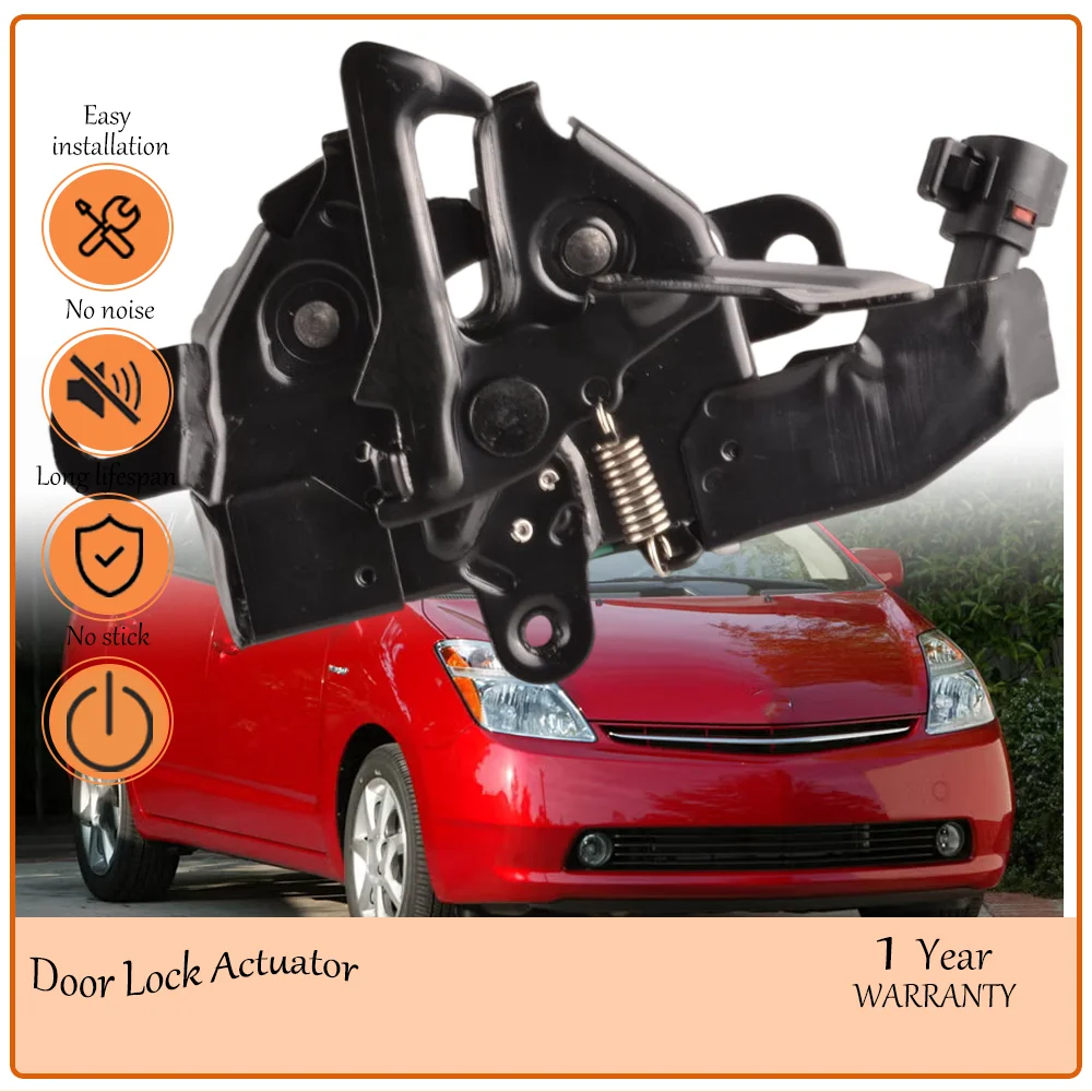 Reinforced-Crafted Automotive Front Hood Lock Latch Actuator, Adapted to Prius Hybrid 2004-2009, OE Spec 5351047060,53510-47060