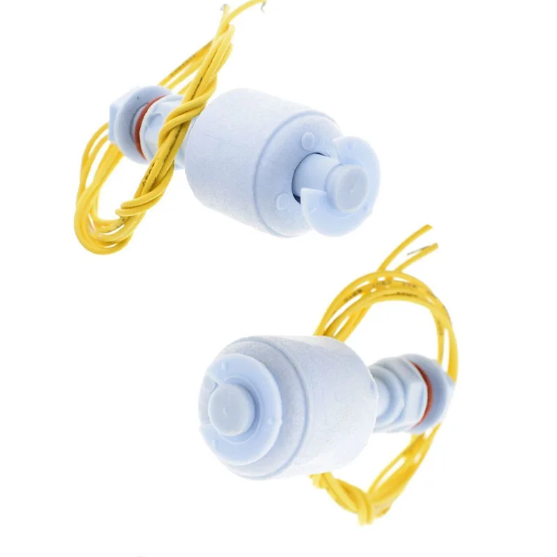 1pcs 52MM PP Plastic Small Float Switch Level Switch Water Level Switch Liquid Level Sensor Anti-corrosion and Acid Resistant 52