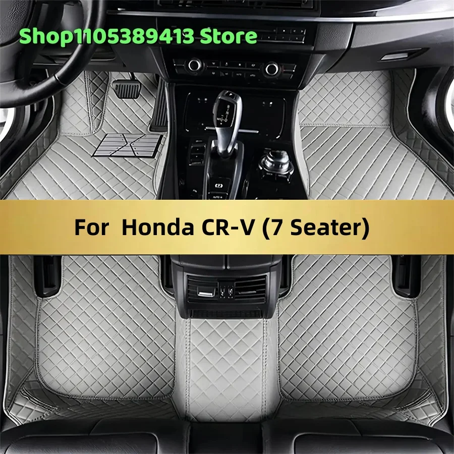 

Коврики для автомобиля из кожи на заказ для Honda CR-V (7 мест) 2024 2025 2026 2027 2028, аксессуары для автоковриков
