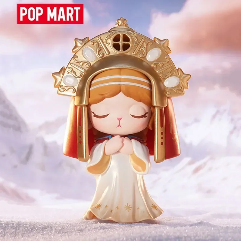 POP MART บันนี่ ซีรีส์ไพ่ทาโรต์ลึกลับ กล่องสุ่ม ของเล่นน่ารัก อนิเมะ แอ็คชั่นฟิกเกอร์ กล่องสุ่มลูกเล่น ตุ๊กตา ของขวัญสำหรับเด็กผู้หญิง