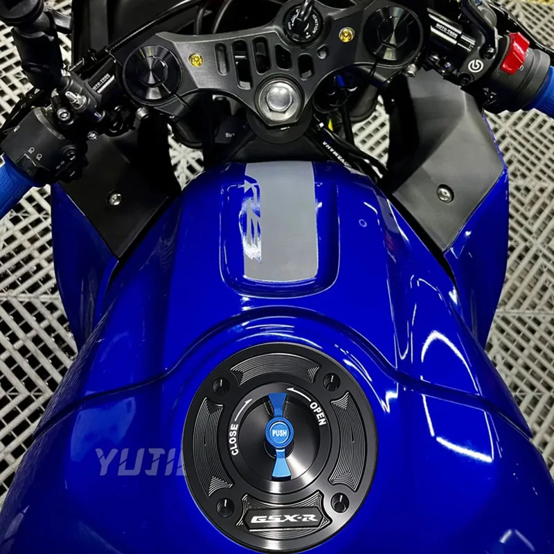 Motorcycle Accessories CNC Fuel Tank Cap Cover For Suzuki GSX-R600 GSX-R750 GSXR1000 GSXR1300 Hayabusa TL1000S TL1000R GS500
